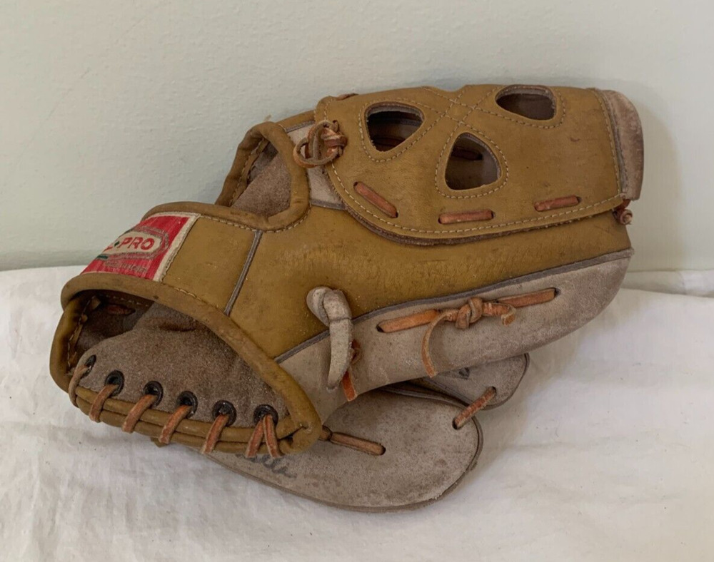 Vintage ALL PRO Baseball Glove Pee Wee PW 77-100 Leather EZ-Catch RHT Glove